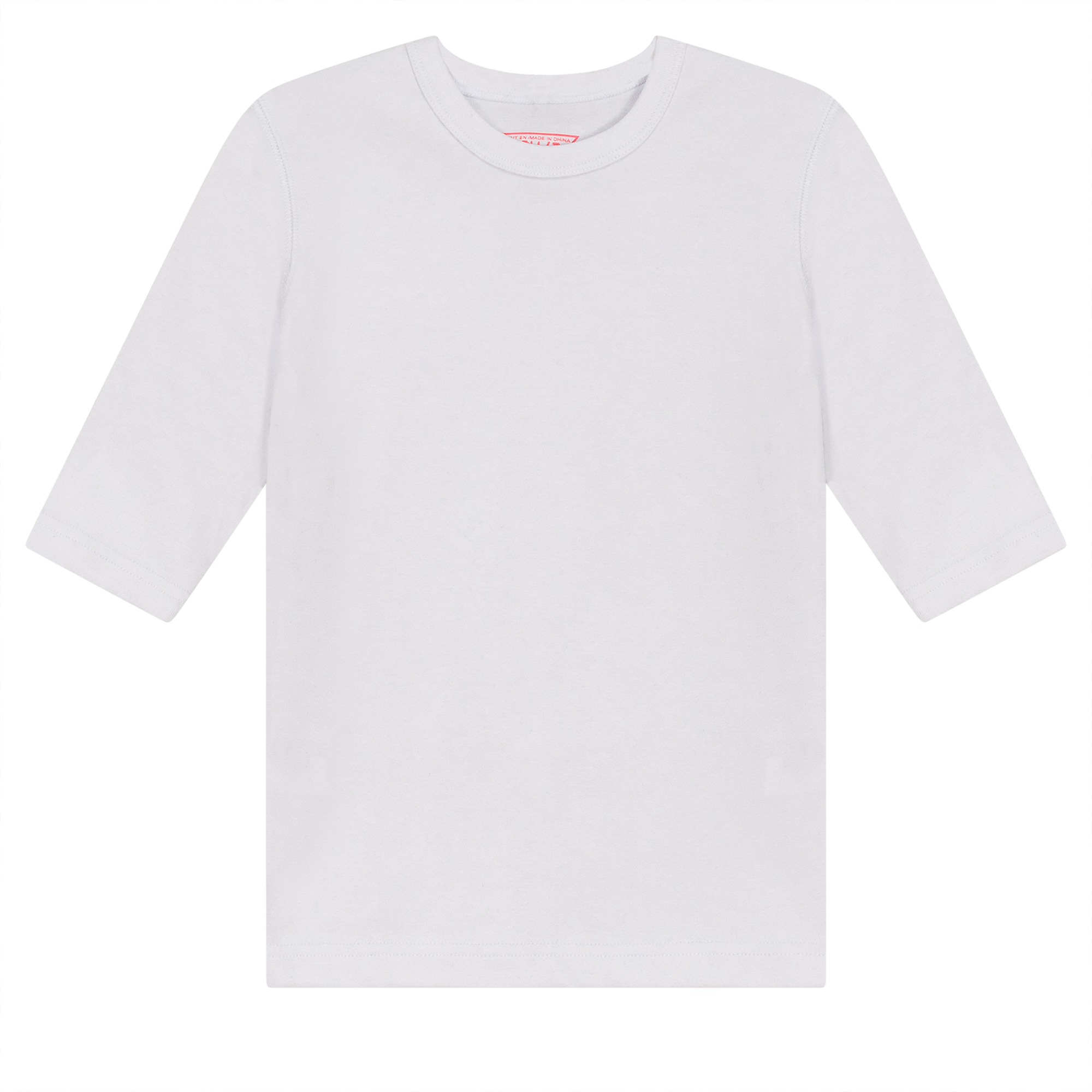 Ribbed 3/4 Sleeves T-Shirt