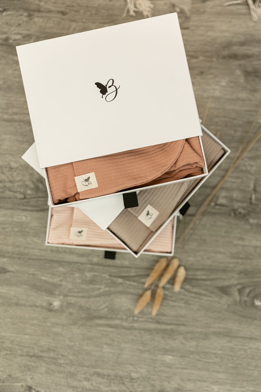 Gift Boxed Rib Swaddle Set