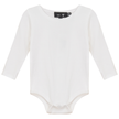 Pointelle Long Sleeve Rib Onesie