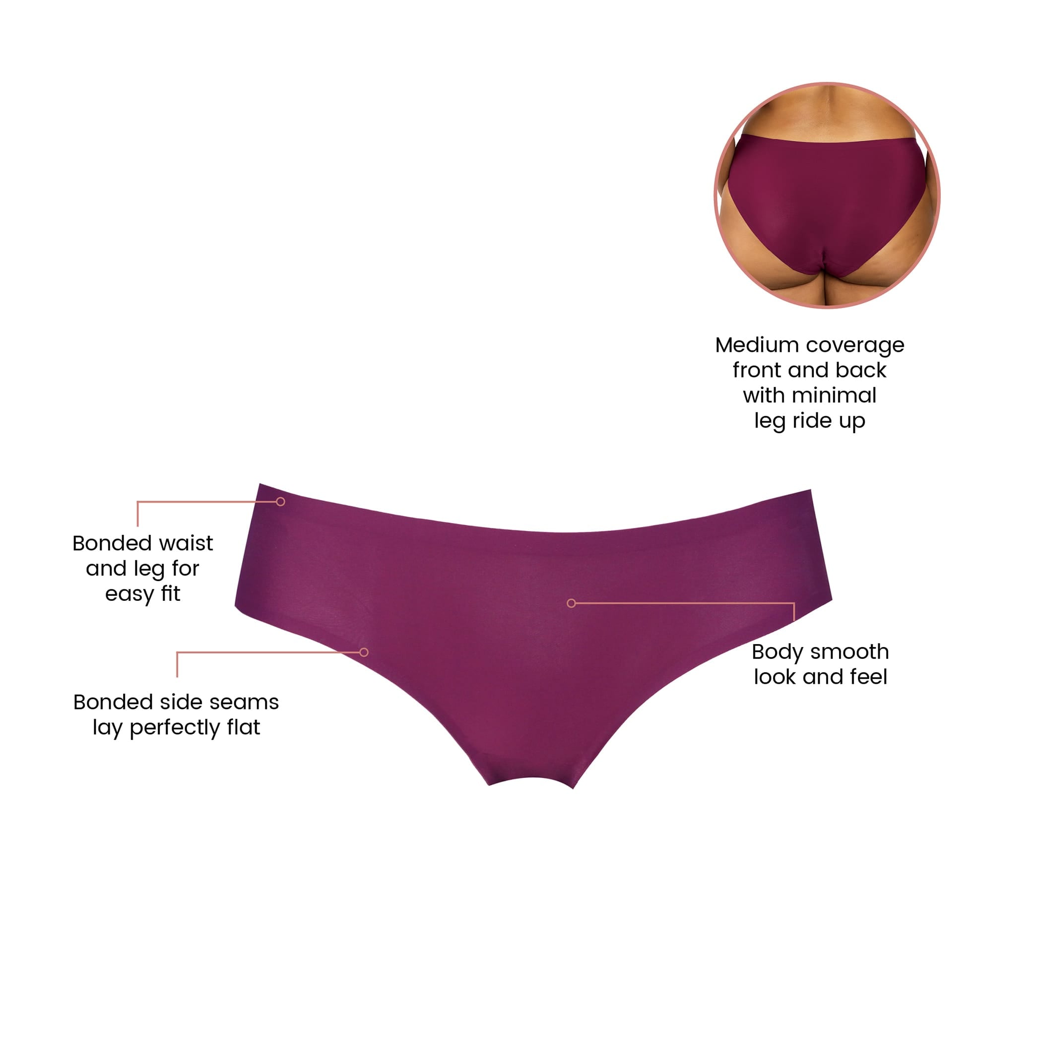 Parfait Seamless Hipster Panty 3 Pack