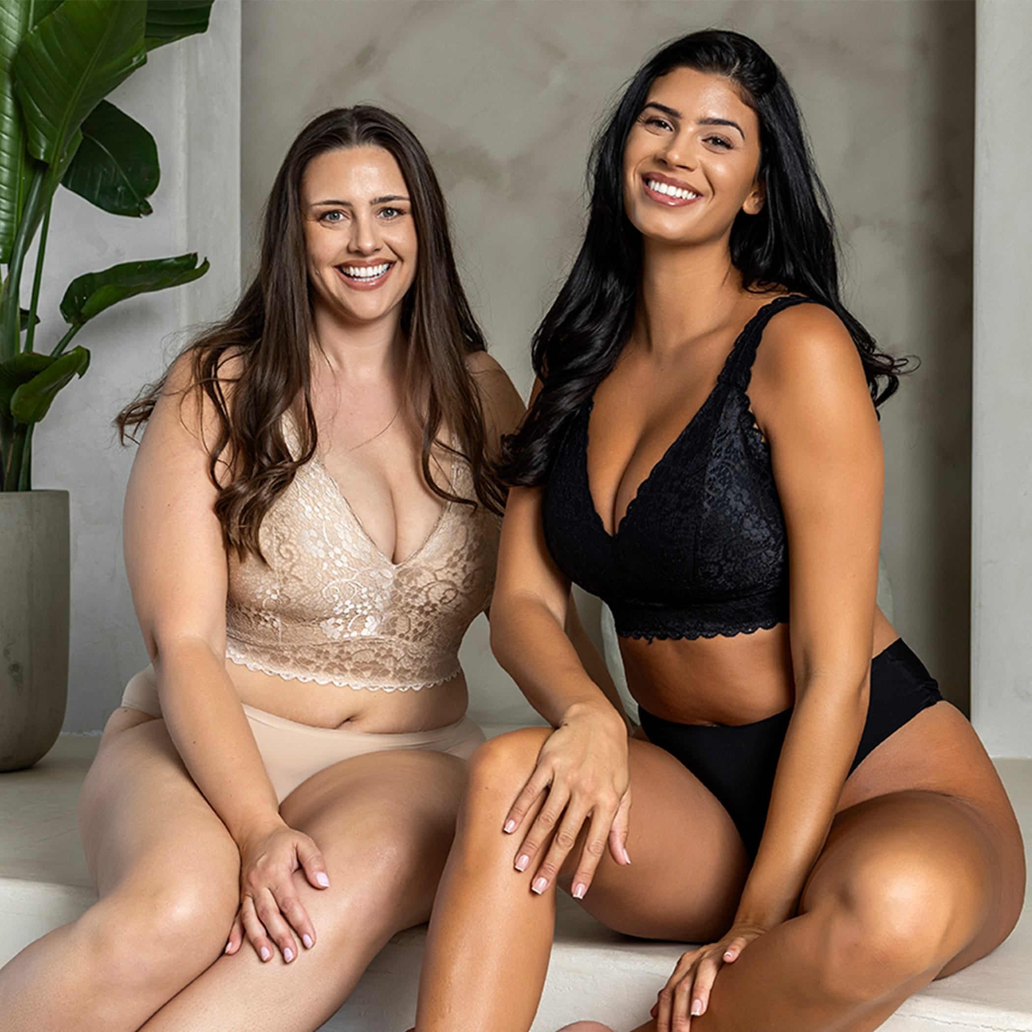 Adriana Wire-Free Full Bust Supportive Bralette - Bare