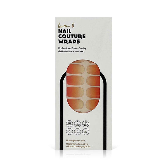 Apricot Gradient Gel Nail Wrap