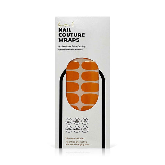 Apricot Solid Gel Nail Wrap