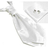 Ascot/Cravat Tie, Cufflinks & Pocket Square/Handkerchief Set