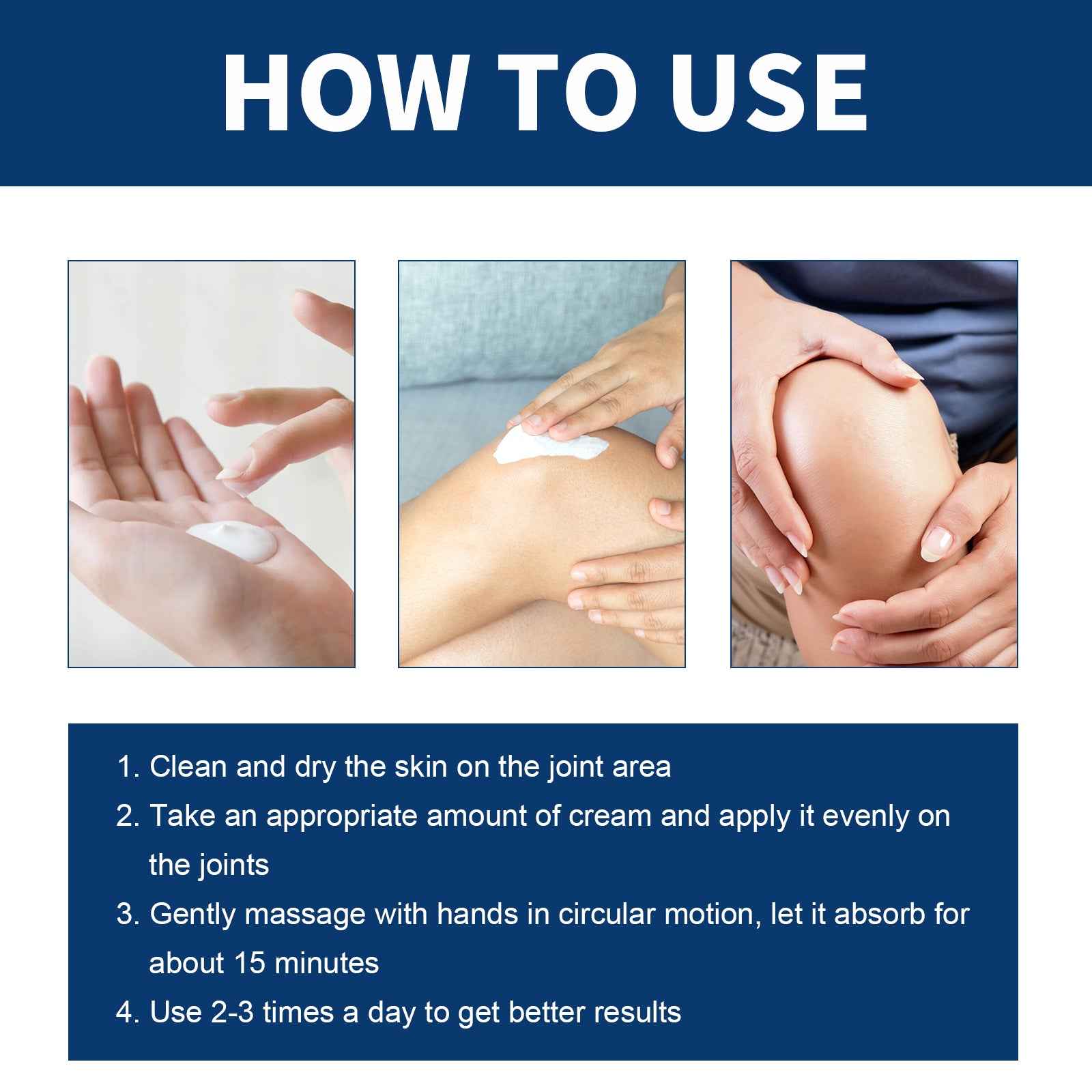 Ximonth Bee Venom Joint Care Cream, Relieve Lumbar Knee Muscle Pain Joint Care Cream