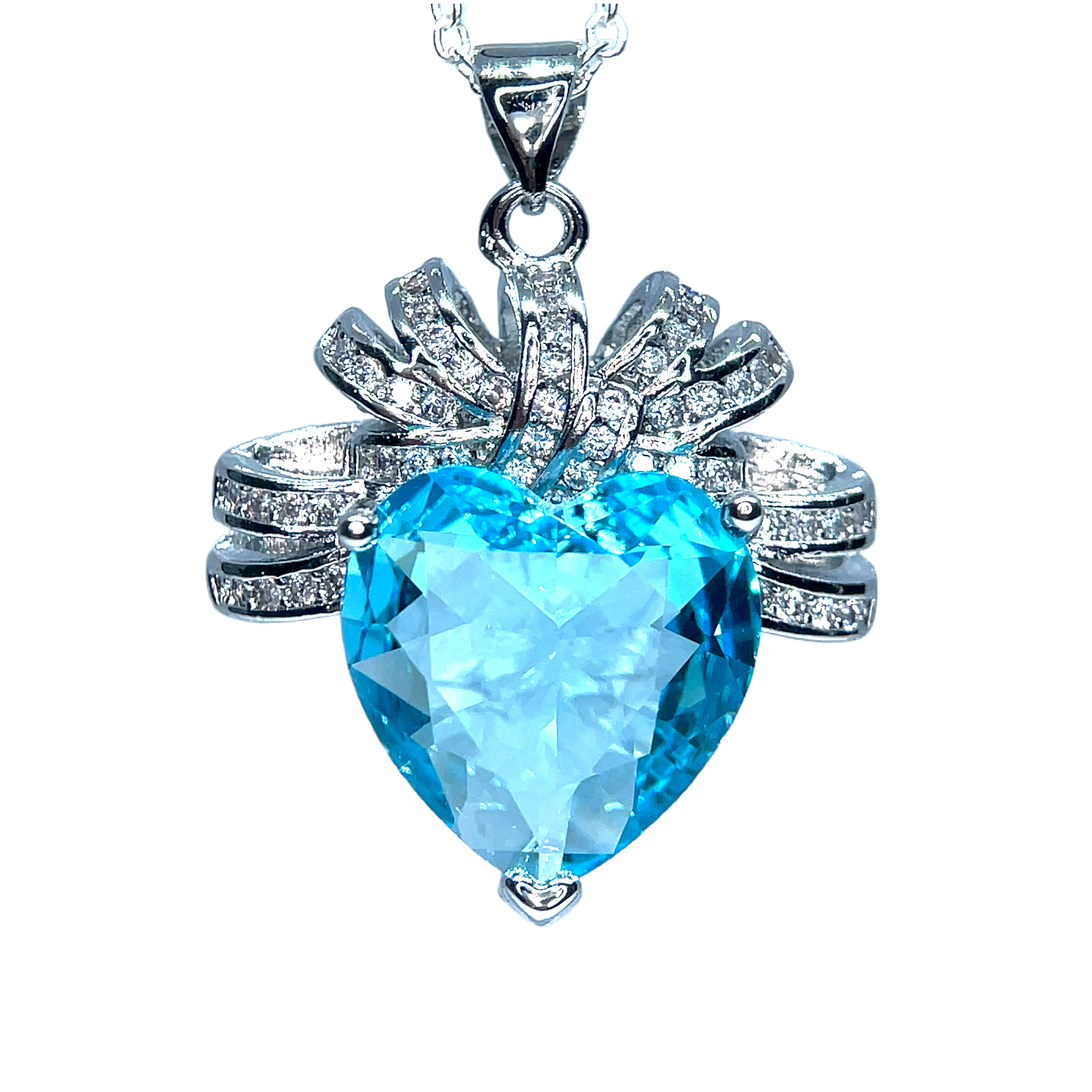 Birthstone Heart Necklaces by Month - Spice Love Jewels