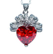 Birthstone Heart Necklaces by Month - Spice Love Jewels