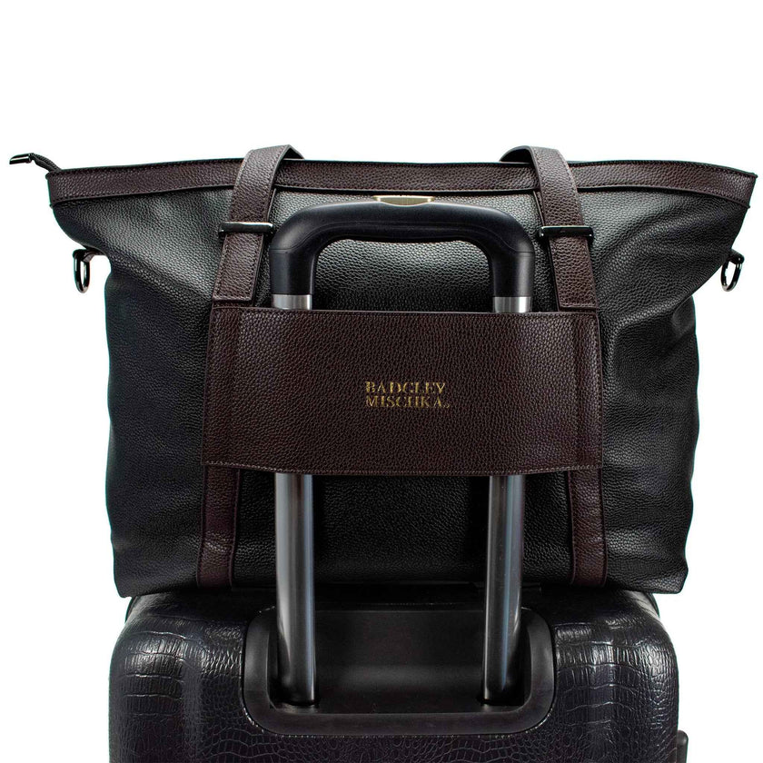 Anna XL Vegan Leather Weekender Duffel Bag