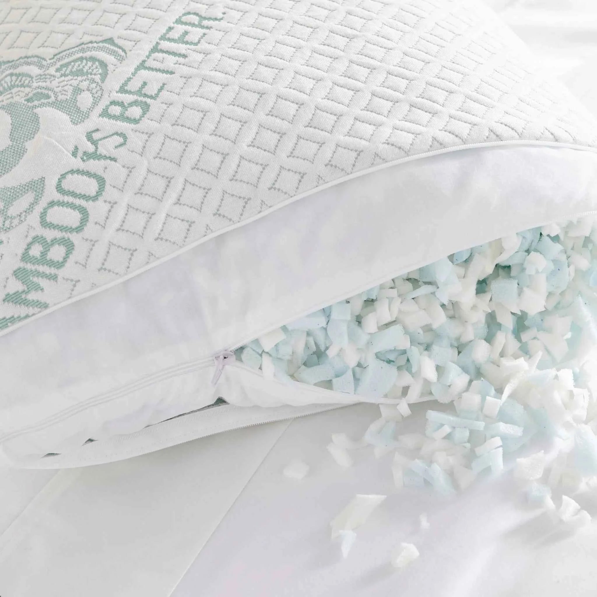 Adjustable Bamboo Cooling Pillow | Queen & King