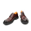 Big Cap Toe Derby shoes Wine red