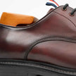 Big Cap Toe Derby shoes Wine red