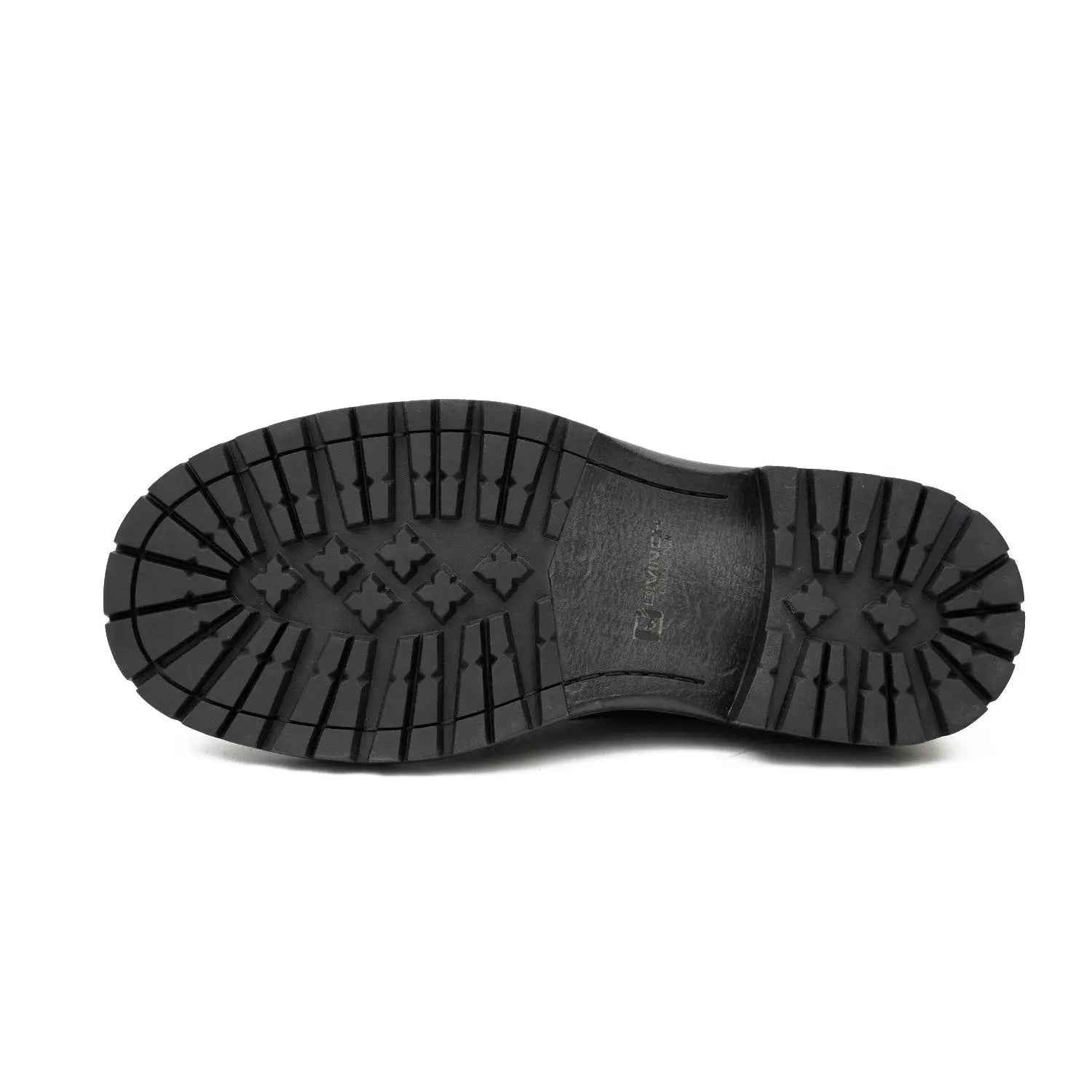 Big Cap Toe Derby shoes Wine red