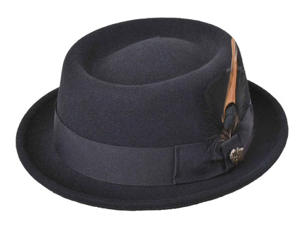 Wool Felt Classic Hat Pork Pie Stingy