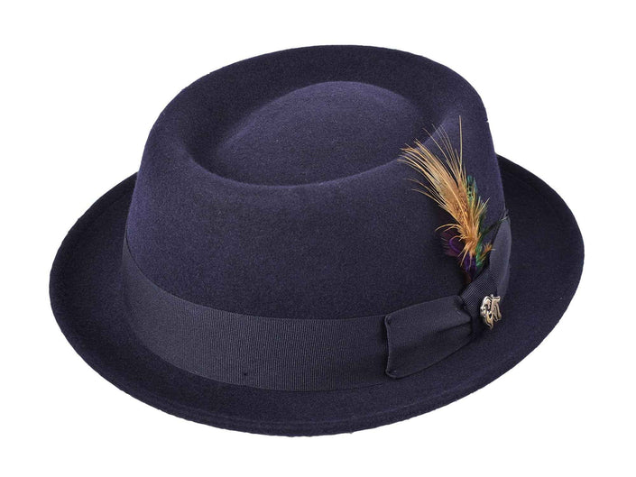 Wool Felt Classic Hat Pork Pie Stingy