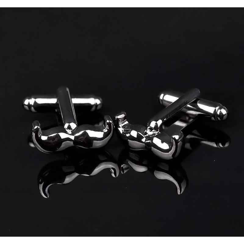 Black Moustache Cufflinks
