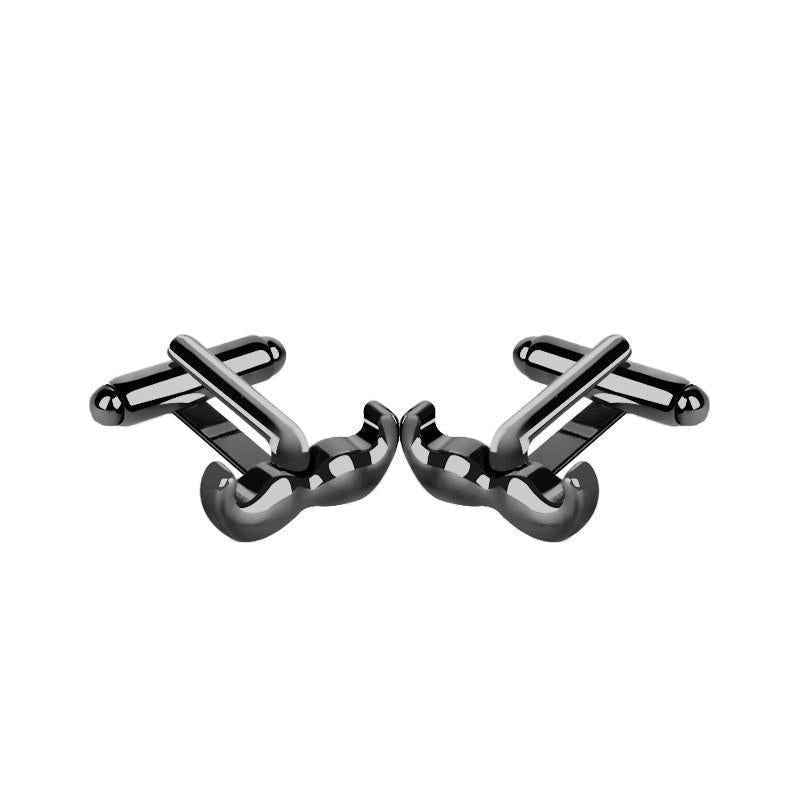 Black Moustache Cufflinks