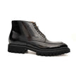 Black Patent Lug Sole Boot