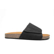 Black Single - Strap Slide Sandals