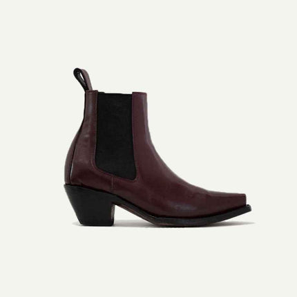 The Sandra Boot in Burgundy