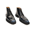 Blue Patent Lug Sole Boot