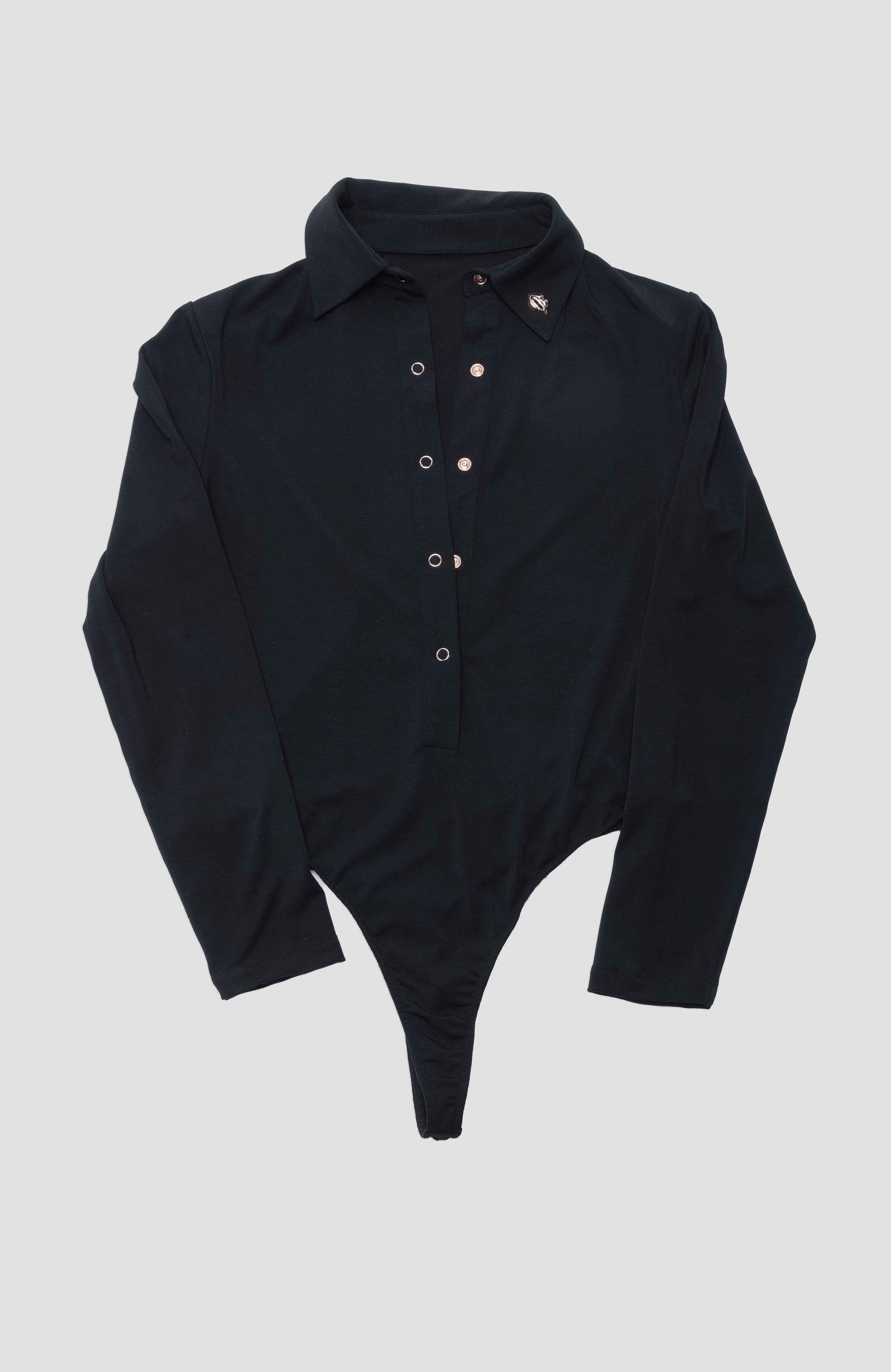 Foreplay Women’s Golf Polo Bodysuit - Long-Sleeve