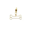 Bone gold charm