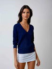 Foreplay Women’s Golf Sweater - Luxe Cashmere