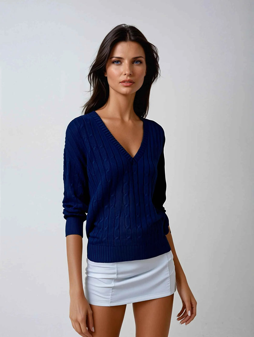 Foreplay Women’s Golf Sweater - Luxe Cashmere