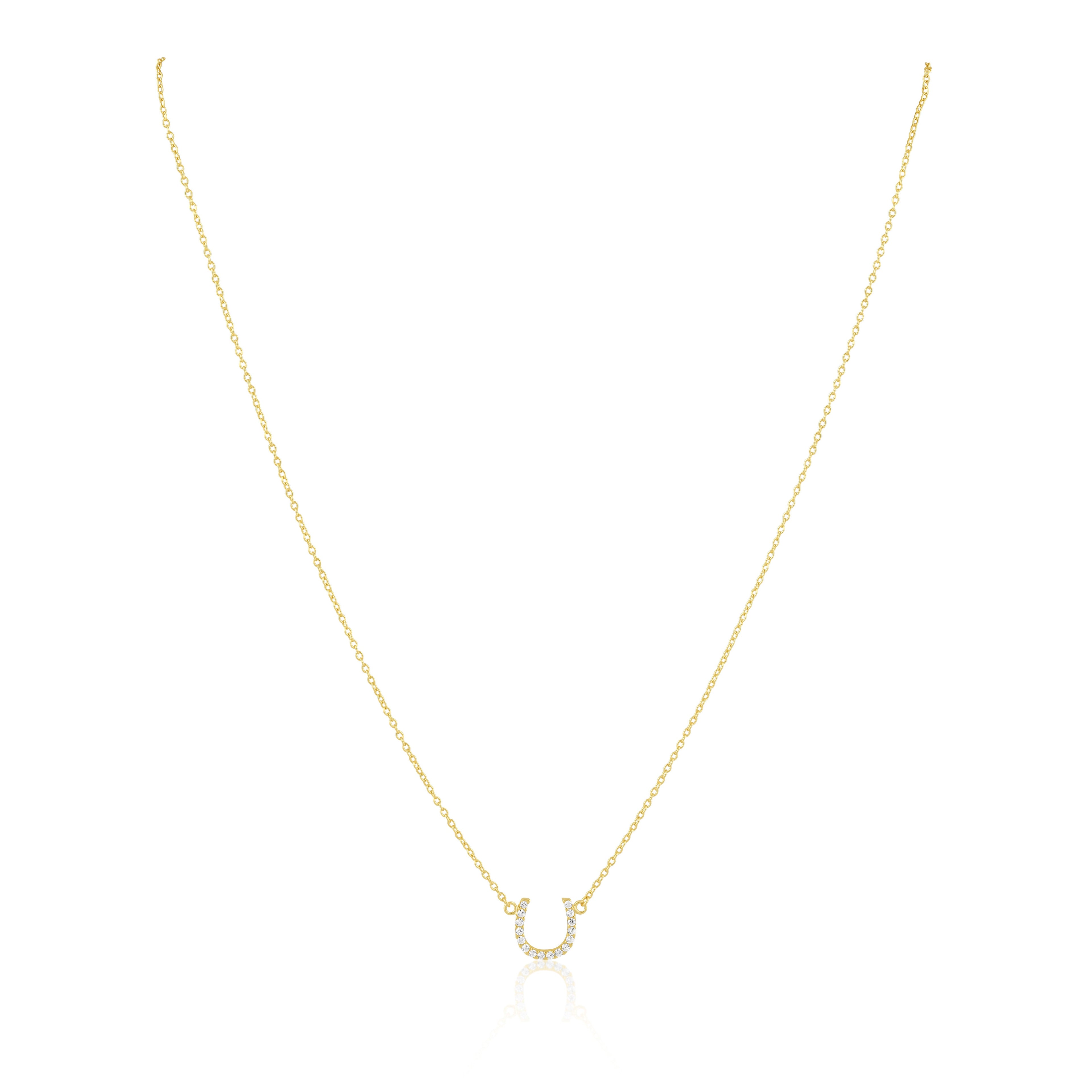 Bridgette Mini Horseshoe Necklace
