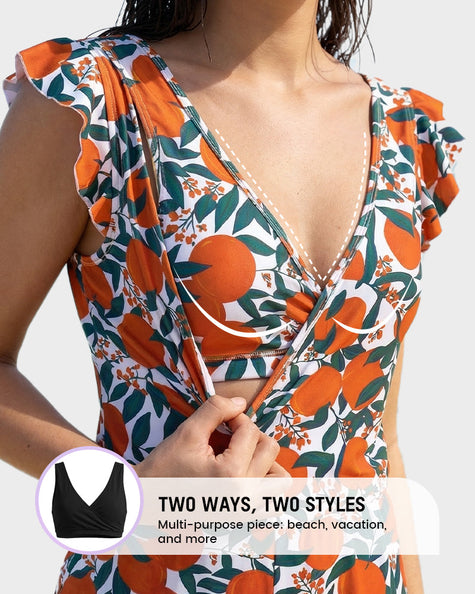 Built-in Bra Swim Romper