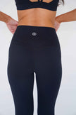 I am Beautifully Radiant Quick Dry Black Yoga Legging