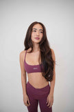 My Time Is Divine Plum Cross-Back Butter Soft Bra