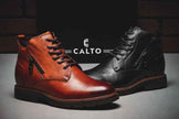 CALTO - Y42072 - 2.8 Inches Taller (Brown) - Dressy Casual Boots