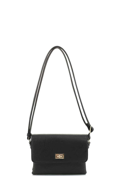 Smooth Colored Crossbody Bag - Pikemla