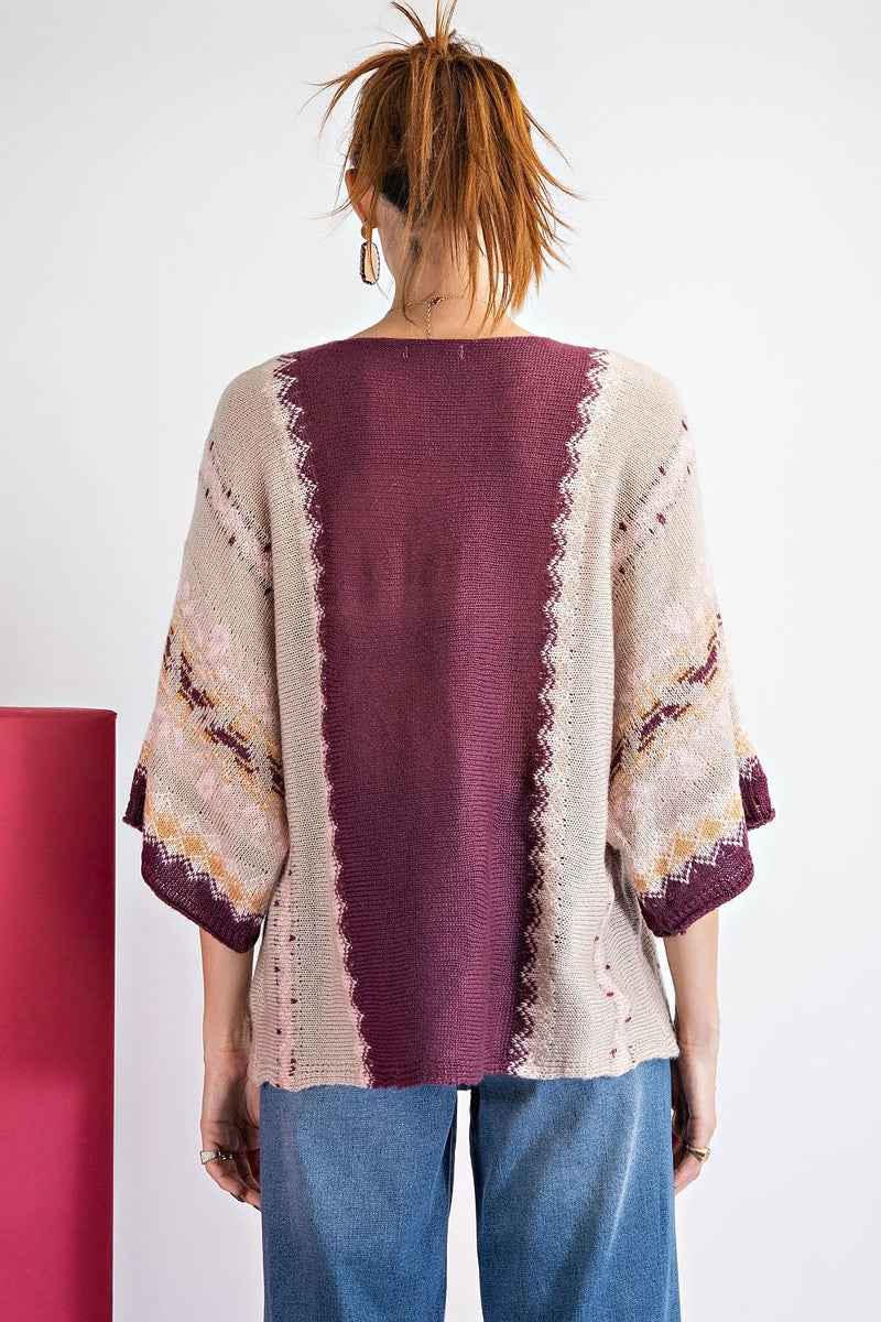 Multi Color Thread Sweater - Pikemla