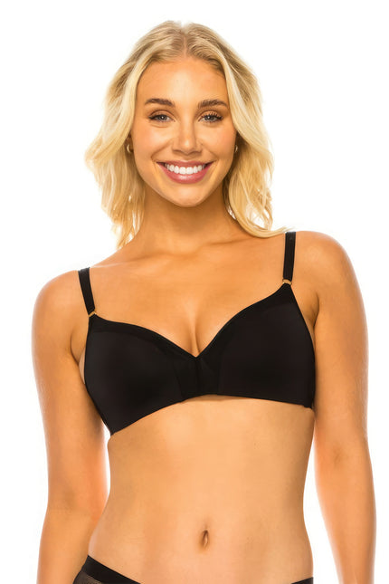 Mesh Band No Wire  Bra - Pikemla