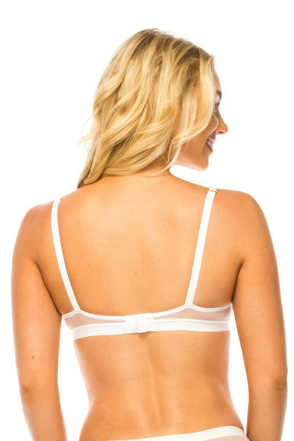 Mesh Band No Wire Bra - Pikemla