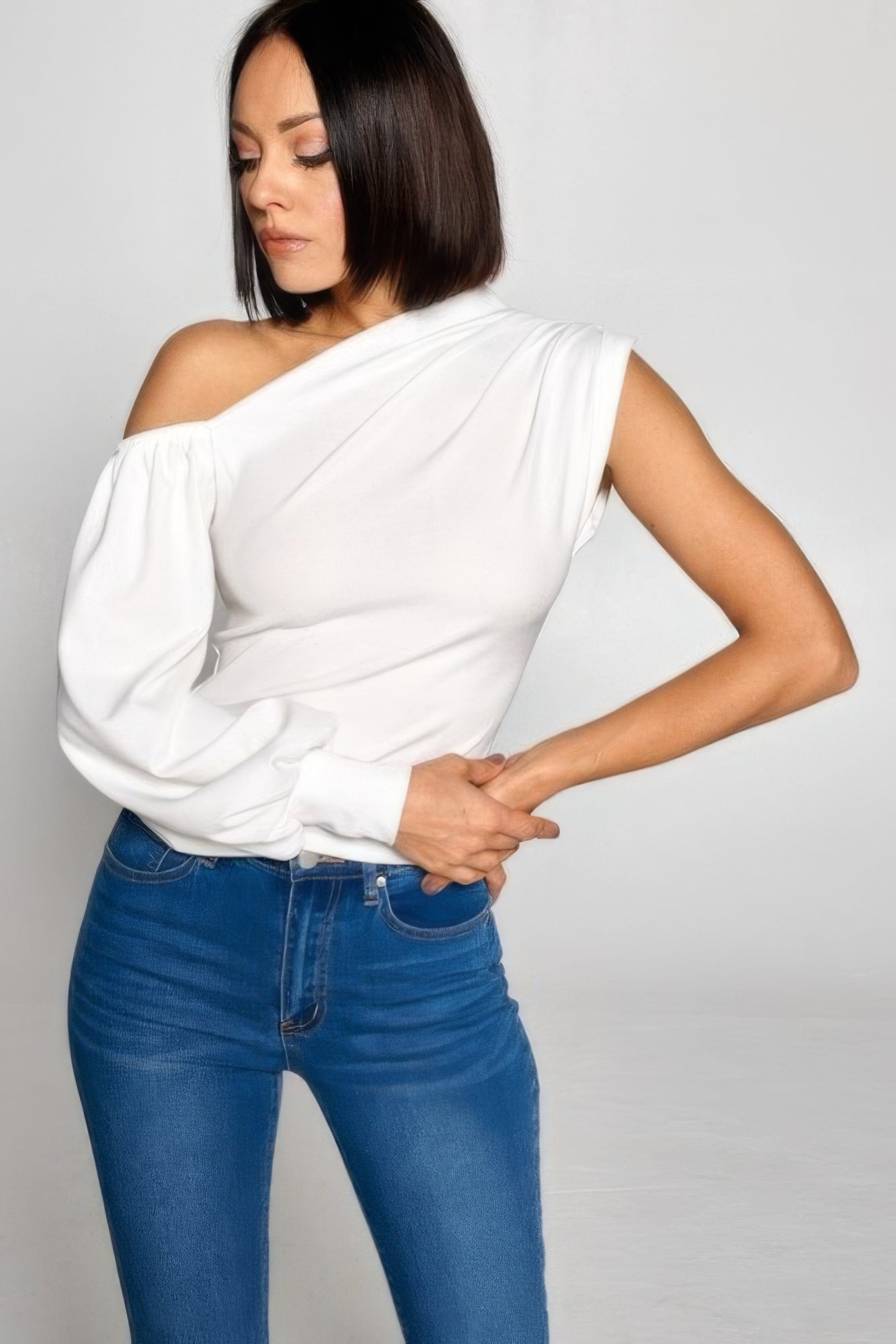 Ladies One-shoulder Top - Pikemla