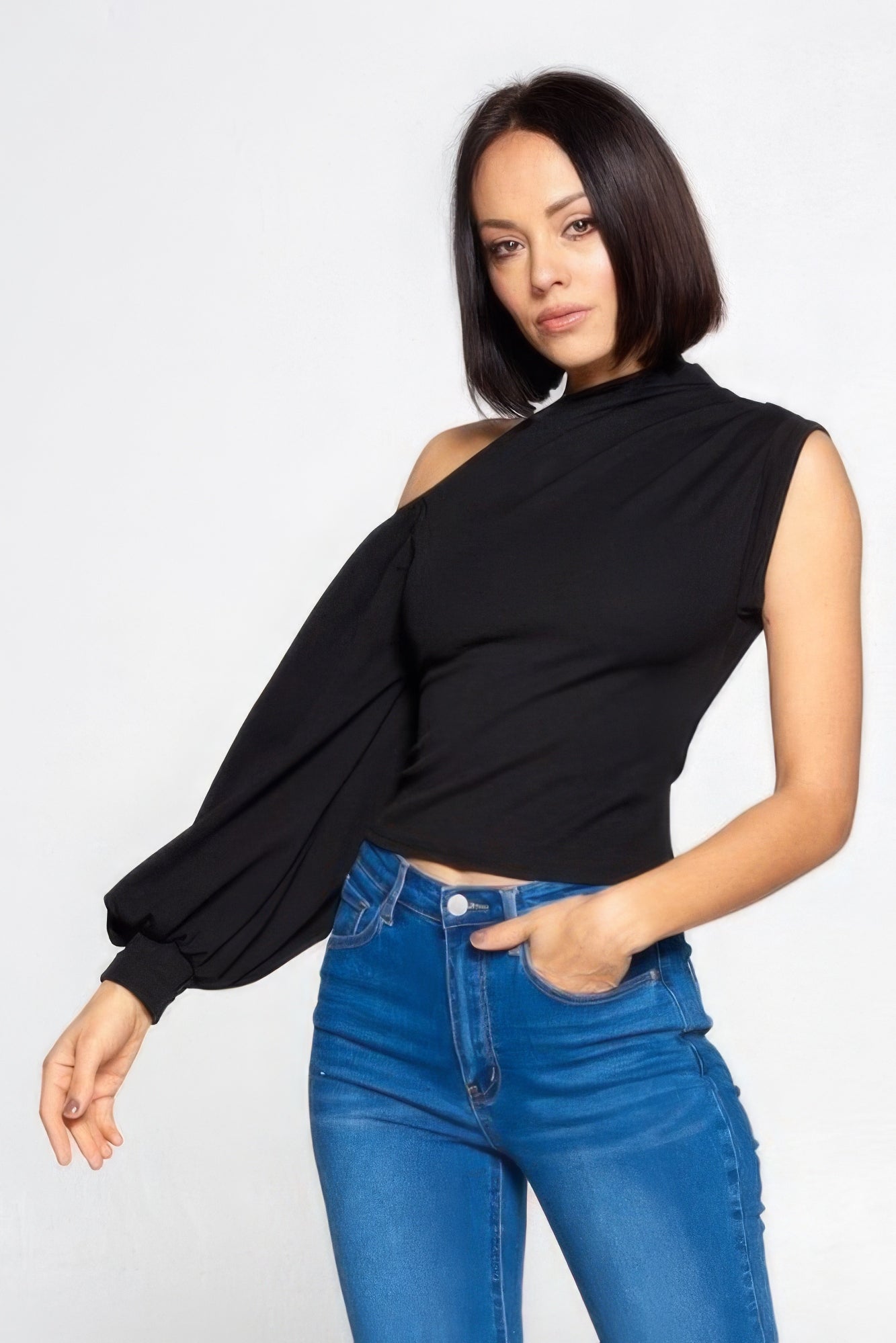 Ladies One-shoulder Top - Pikemla