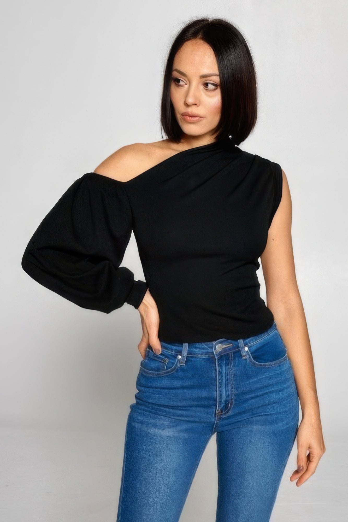 Ladies One-shoulder Top - Pikemla