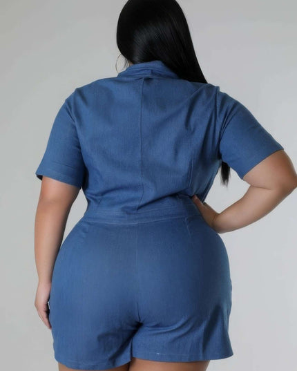Semi-stretch Romper - Pikemla