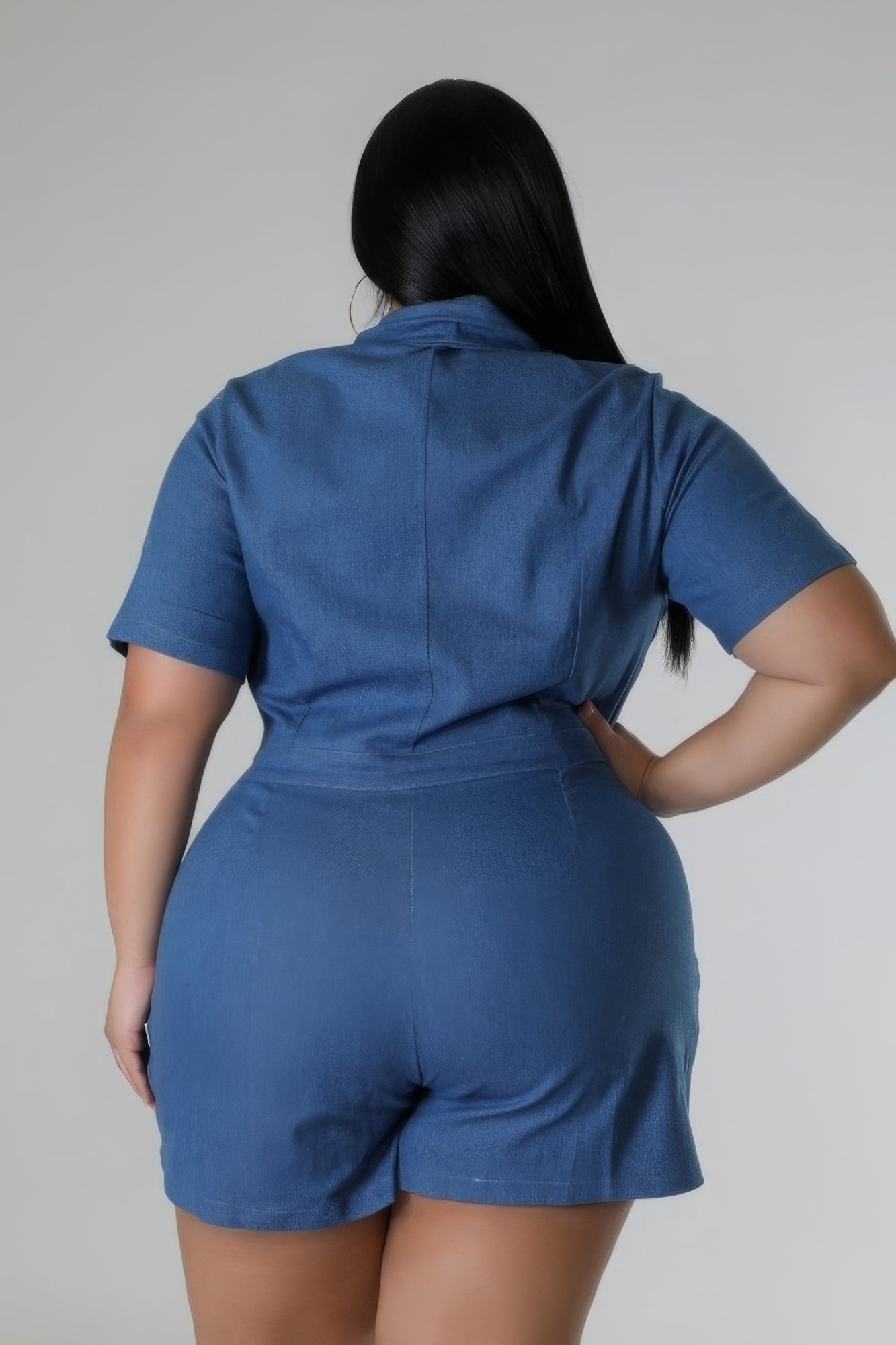 Semi-stretch Romper - Pikemla