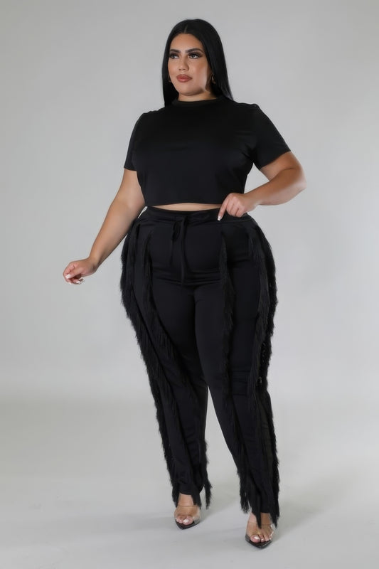 Crop Top Two-piece Set - Pikemla