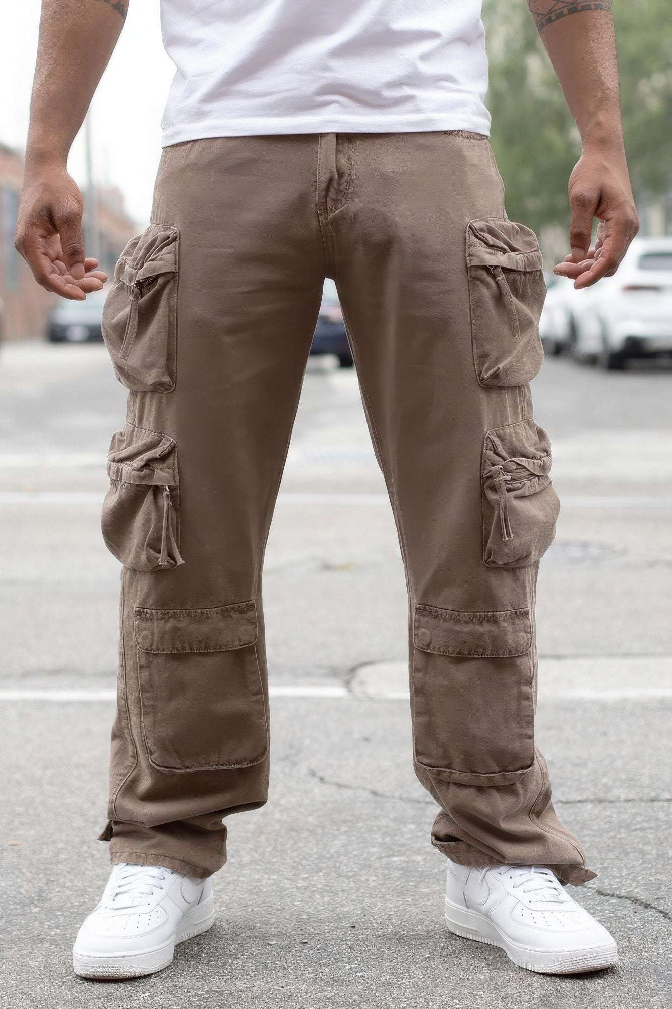 Baggy Fit Cargo Pants - Pikemla