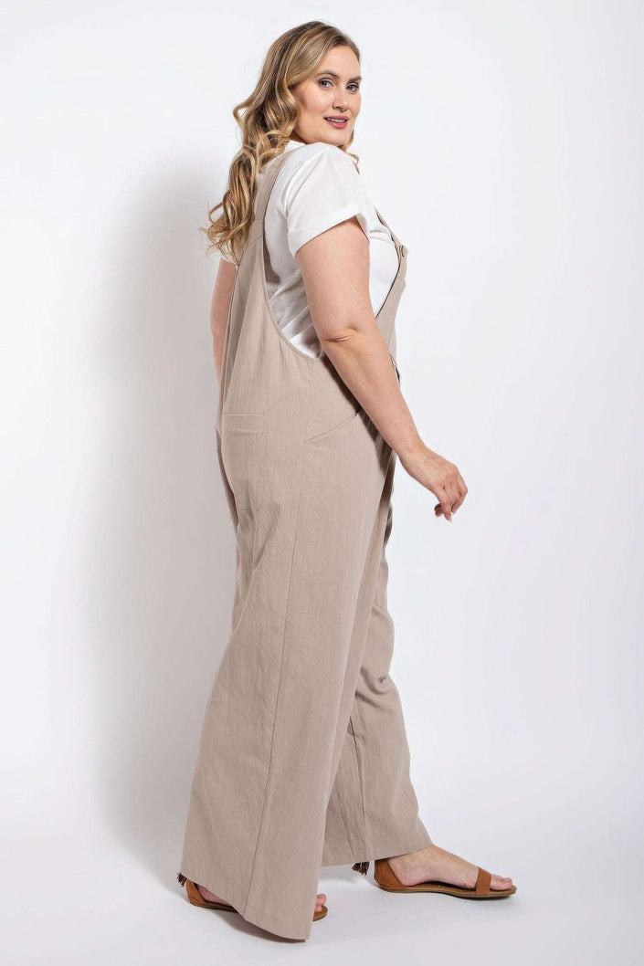 Pintuck detail overall with side pockets - Pikemla