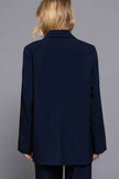Long slv front button closure blazer - Pikemla