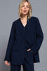 Long slv front button closure blazer - Pikemla