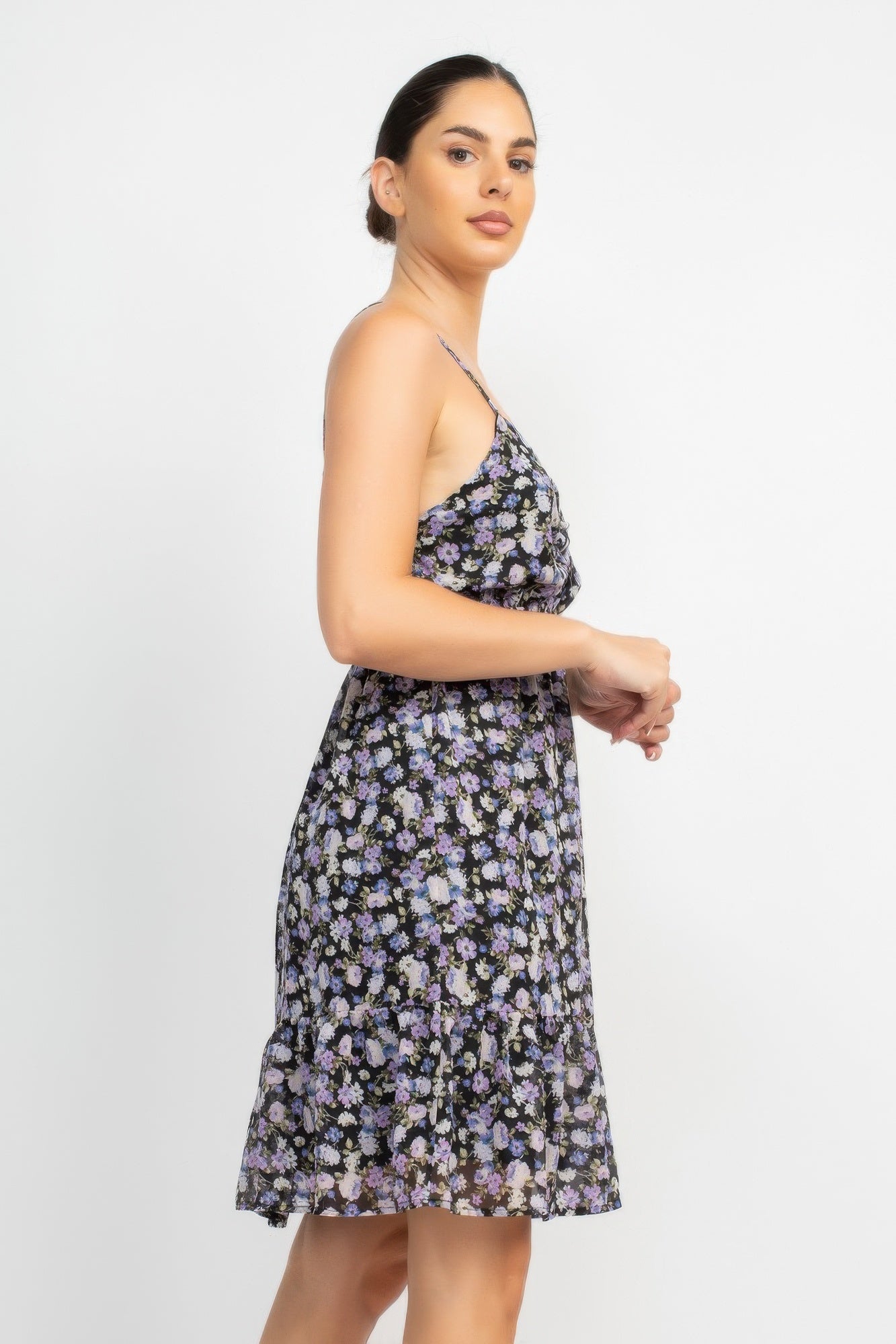 Double Strap Back Mini Dress - Pikemla