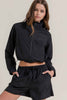 Long Slv Crop Activewear Anorak Jacket - Pikemla