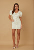Cute Button Up Short Dress - Pikemla